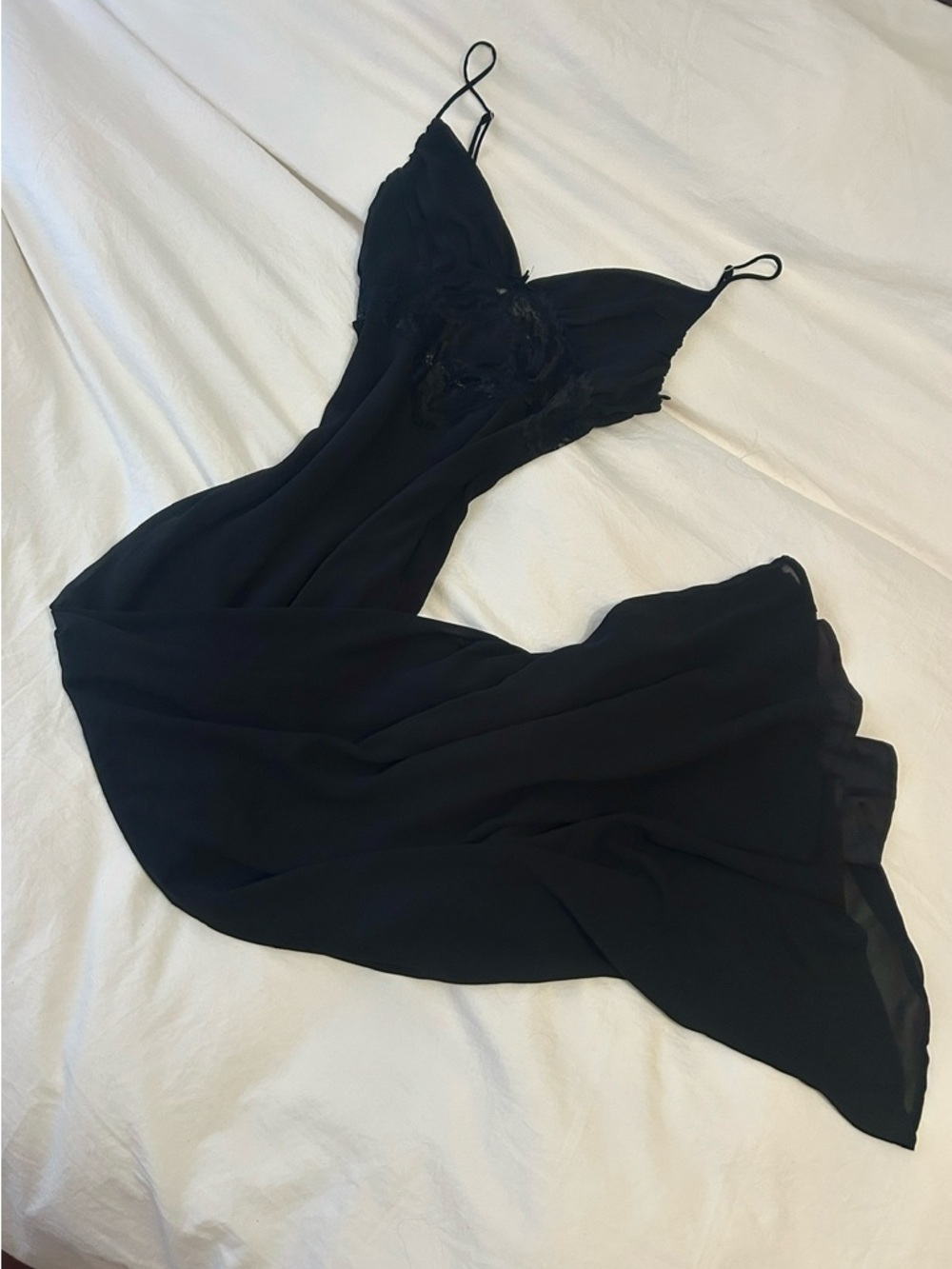 Black Lace-Trim Slip Dress - Women Intimates & Sleepwear